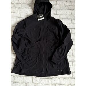 Eddie Bauer Travex Atlas 2.0 Women's Jacket 4 Pockets Black Size XXL NWT